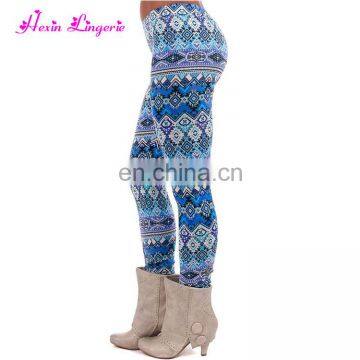 Top Selling Women Printed Long Lularoe Made Waistband Custom Fitness Leggings Push up