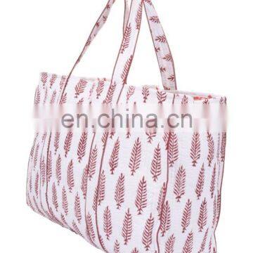 Indian Cotton Handmade Bag Quilted Messenger Bag Shoulder Carry Bag Purse Designer Beach Bag Hand Block Printed Bag Hand Bag