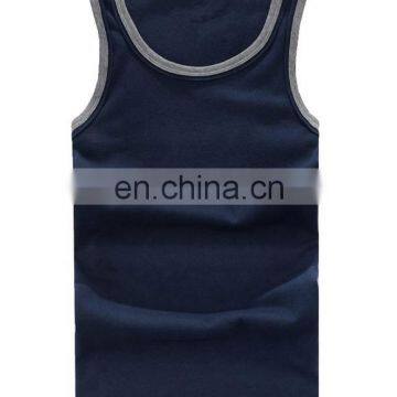 T-MV002 2016 Hot Selling Cotton Singlet Stringer Men Tank Tops photo-2