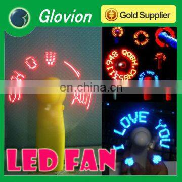 China Manufacturer Free Sample Wholesale Led Message Fan Mini Handy Fan