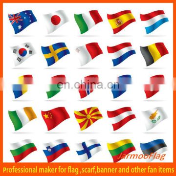 Custom made World national flags