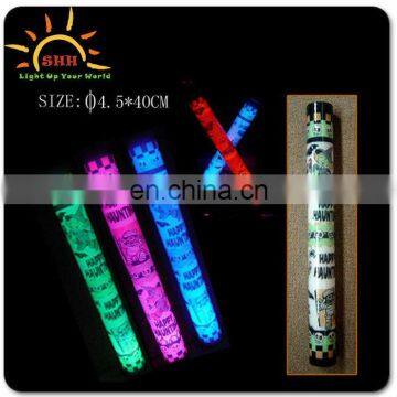 Wholesale 16" LED Colorful baton flashing cheering foam stick Shenzhen