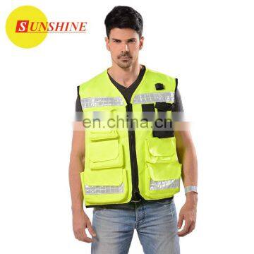 Reflective hot sell workwear Safety fashion vest