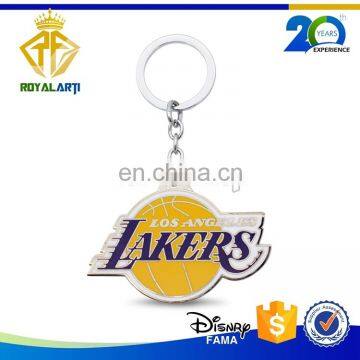 Hot Selling Los Angeles Basketball Club Key Holder with Hard Enamel