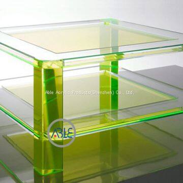 Customized Structure Acrylic Chair Acrylic Table for Home Use