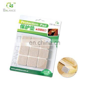 Wool felt pads for furniture foot protection mat adhesive furniture feet felt pad