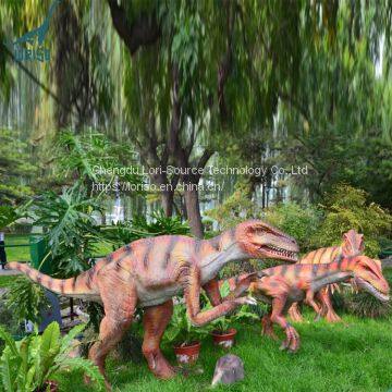 LORISO2021 Life size raptor dinosaur animatronic velociraptor