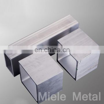 All sizes 80mm large diameter hollow rectangle aluminum square tube