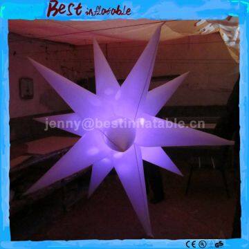 Colorful Party Event Club Inflatable Hanging Led Stars Lighting Balloon Decorations, LED Inflatable Star for Sales photo-4
