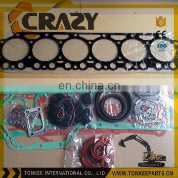 D7D engine gasket kit 20405900 20405901 for EC290B,excavator parts,EC290B engine gasket kit