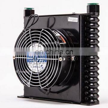 Cooler/plate-fin hydraulic aluminum AF1025T-CA/AJ1025 CNC machine tool oil fan flow 25L 48W AC110V AC220V AC380V DC12 DC24