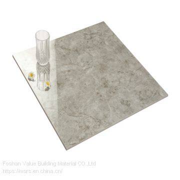 Grey marble 600x600mm polished porcelain tiles for living room