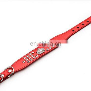 Three Rows Crystal Diamond Crown Pet Collar Leash Training Dog Pulling Rope Pet Neck Chain Pet Supplies photo-3