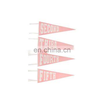 we Can Print Logo on it Felt Pennant for Home Decoration photo-3