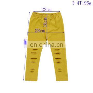 Hot Sale Newest Elastic Solid Black Leggings Fashion Girls Long Pants Leggings for Children photo-4