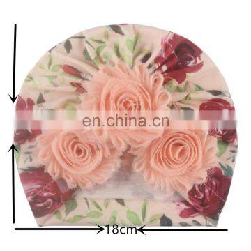 Babys Kids Bows Print Hat photo-3