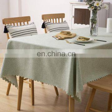 Wholesale Kitchen Decor Pure Color Tablecloth Table Cover photo-4