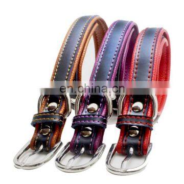 Hot Sale Fashion New Design Double Layer Leather Pet Collar