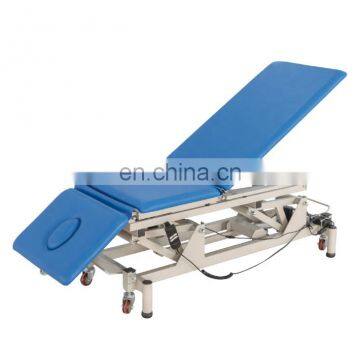 chinese physiotherapy equipment rehabilitation 3 sections treatment bed