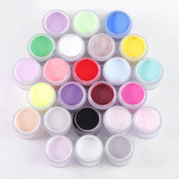 Nail Art Design Glitter Acrylic Nail Powder Colored Acrylic Powder