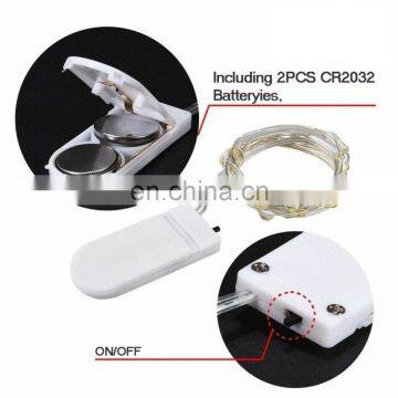 1M 2M 3M Garland Decorative Light Copper Wire CR2032 Battery Operated Christmas Wedding Party Decoration LED String Fairy Lights photo-3