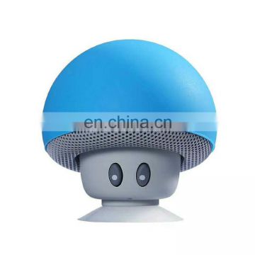 Wholesale Christmas Gifts Cheap Mushroom wireless speaker with Phone holder sucker