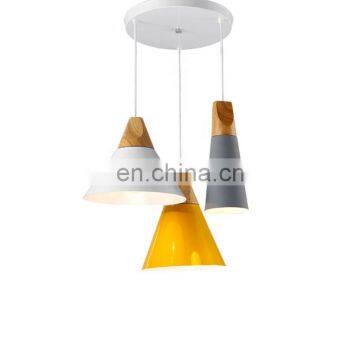 Hot Sale Zhongshan Lighting Factory Slope Pendant Lamps & Wooden Chandeliers Pendant Lights