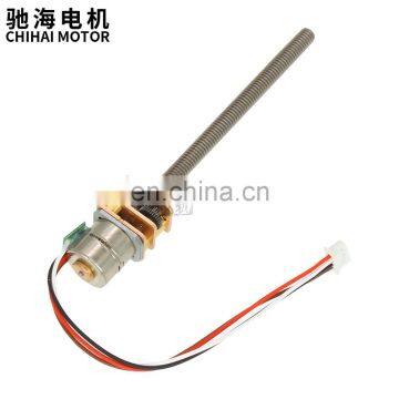 ChiHai Motor CHS-GM12-10BY-55M4 2 Phase 4 Wire Stepper Gear Motor 39 Ohm DC 5.0V 12.0V Long Thread Reduction Motor