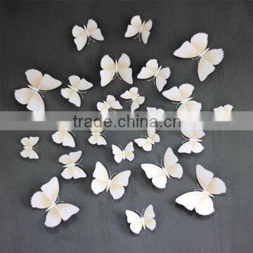 3D White Butterfly Stickers Card Making Stickers Wall Stickers 3D Crafts Butterflie SD102                        
                                                Quality Choice