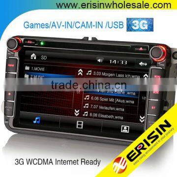 Erisin ES9611V 8" Double Din Car DVD GPS for Passat Caddy