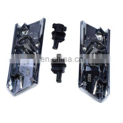 Headlight Washer Nozzle Covers Chrome W/ Back Black Clips For LEXUS GS300 GS350