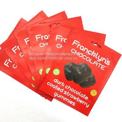 Vertical bag packaging bag creative independent printing bag dry fruit biscuit Bag Cookie bag customized