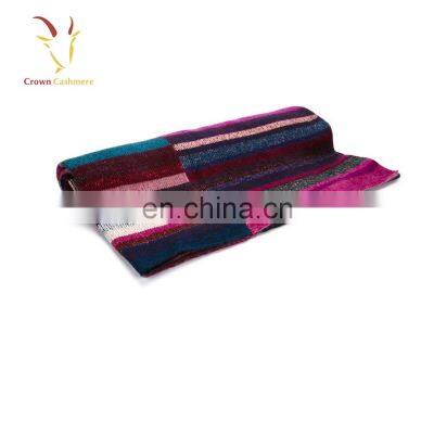 Luxe Baby Knitted Cashmere Wool Blanket with Multi-Colors