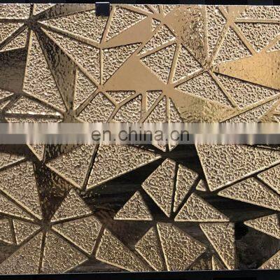 Micro Crystal Surface Interior Gold Silver Plated Polished Crystal Porcelain Decorative Wall Tiles