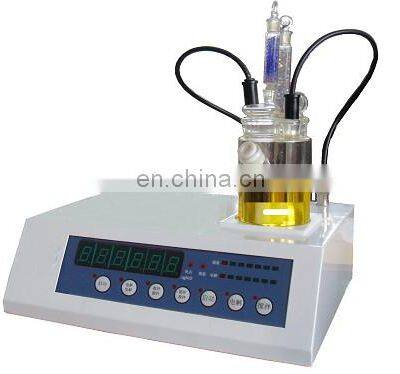 High Accuracy  Karl Fischer Coulometric Titrator / Digital Karl Fischer Moisture Sensor