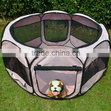 Folding Pet Playpen Dog Playpen with Eight Panels