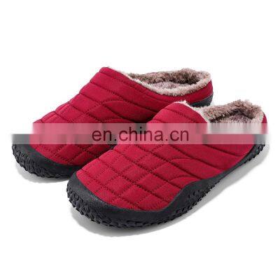 Christmas autumn and winter home indoor men's thickening couple wild soft bottom warm floor cotton slippers