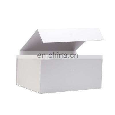 Wholesale Online Store Gift Shop Products Packaging Square White Folding Gift Boxes With Ribbon photo-3