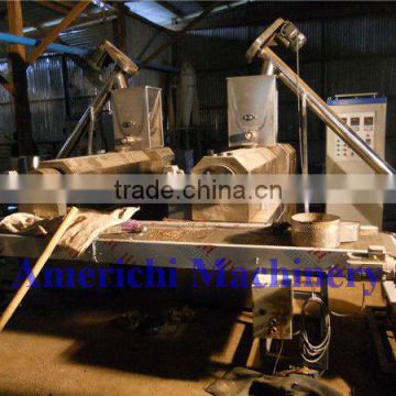 Newly design fish food extruder in Vietnam