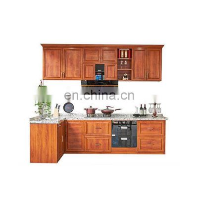 European Standard With Island Simple Design Aluminium Kitchen Cabinet Design