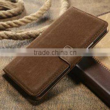 Retro Flannelette leather wallet case for samsung galaxy note 3 case