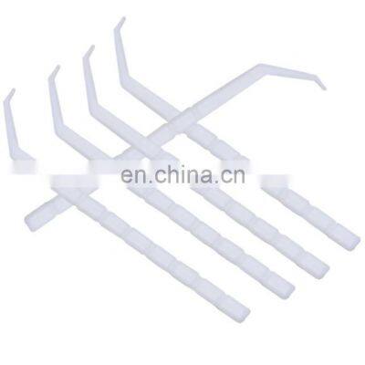 White Plastic Angled Toothpicks, Plastic Toothpicks Brush photo-3