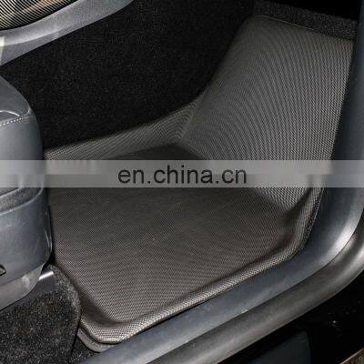 New Materials Environmental Water Resistance 3D Car Floor Mats TPR Car Liner For Tesla Model Y