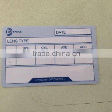 business pvc card by shenzhen factory