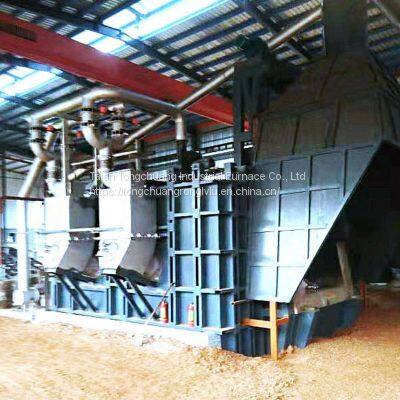 Melting 1 ton copper gas furnace, copper waste melting furnace