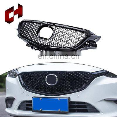 Ch Perfect Fitment Bumper Car Grille Mesh Front Car Grille Guard Front Grille With Light Fit For Mazda 3 2014-2016