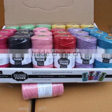 Colorful bakers cotton twine