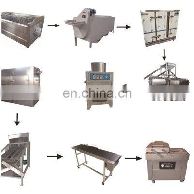 Simple operation stainless steel  High speed cashew shell breaking machine  production line