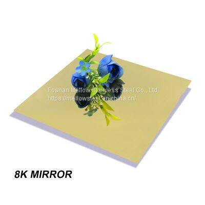 304 201 430 Mellow Black Sheet Steel Mirror Finish Stainless Steel Sheet for Decoration photo-4