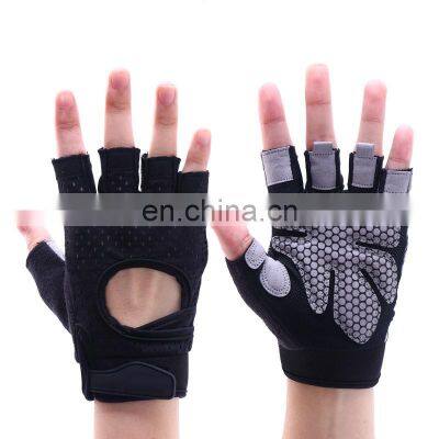 Silk Screen Printing LOGO Sport Pink Lifting Weight Exercise Workout Gloves Gym Man Women